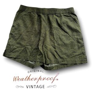 Women's Linen Blend Short Pull On by Weatherproof Vintage Washable Size Medium